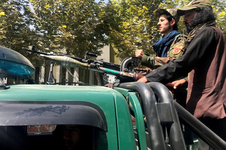 Taliban forces patrol in Kabul