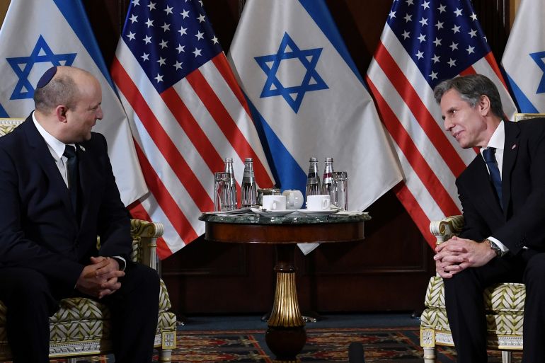 U.S. Secretary of State Blinken meets with Israeli PM Bennett, in Washington