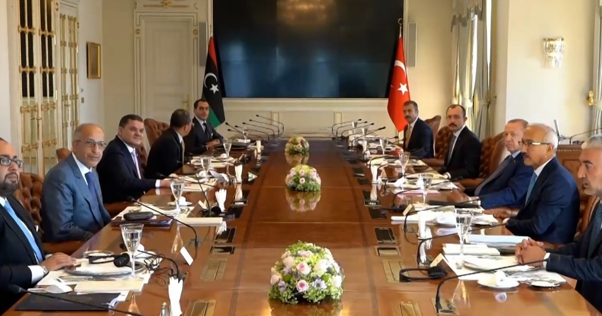 الدبيبة يجري مباحثات مع الرئيس أردوغان