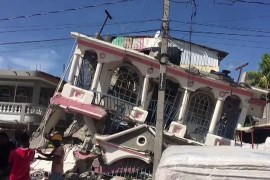 زلزال كبير في هايتي