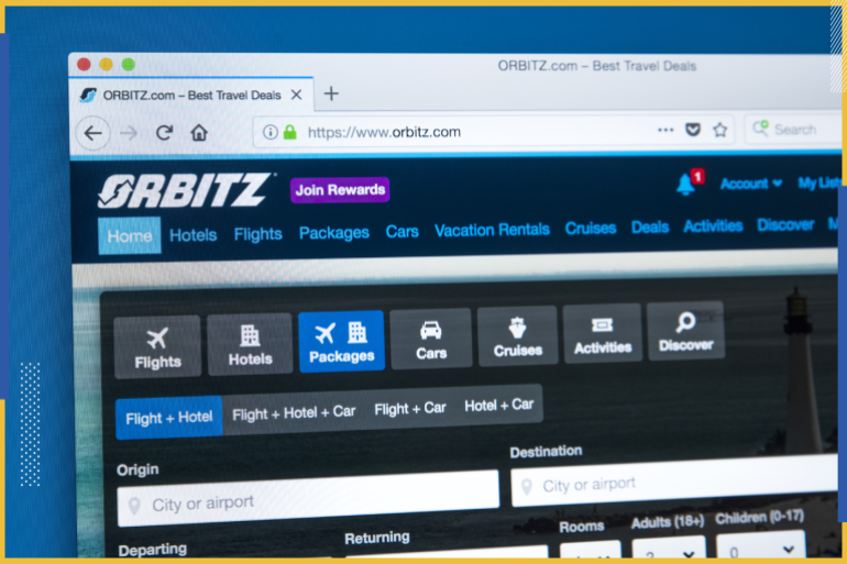  The homepage of the official website for Orbitz - the travel and holidays bookings search engine. It is owned by Orbitz Worldwide Inc, a subsidiary of Expedia.