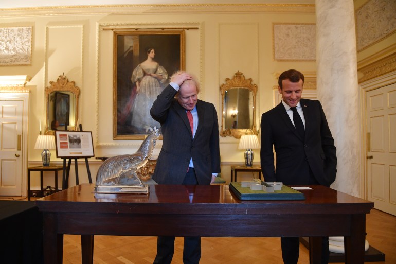 President Macron Visits The UK To Commemorate 80th Anniversary Of The Appeal of The 18th June Speech