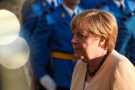 German Chancellor Angela Merkel visits Serbia