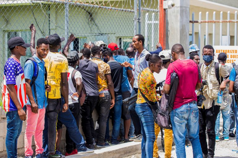 Haitian migrants flown out of Texas, in Port-au-Prince