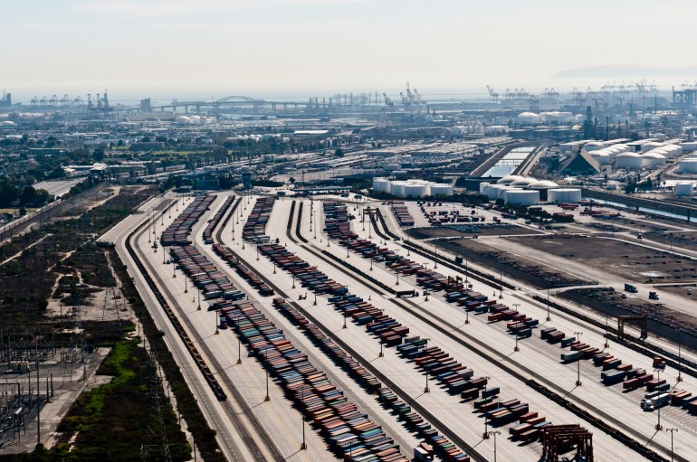 Port of Long Beach Intermodal yard