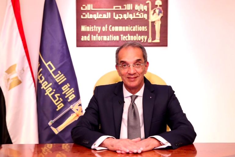 الدكتور عمرو طلعت، وزير الاتصالات المصري لتكنولوجيا المعلومات.