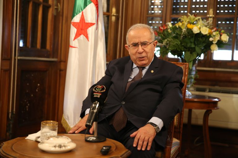 Algerian Foreign Minister Ramtane Lamamra