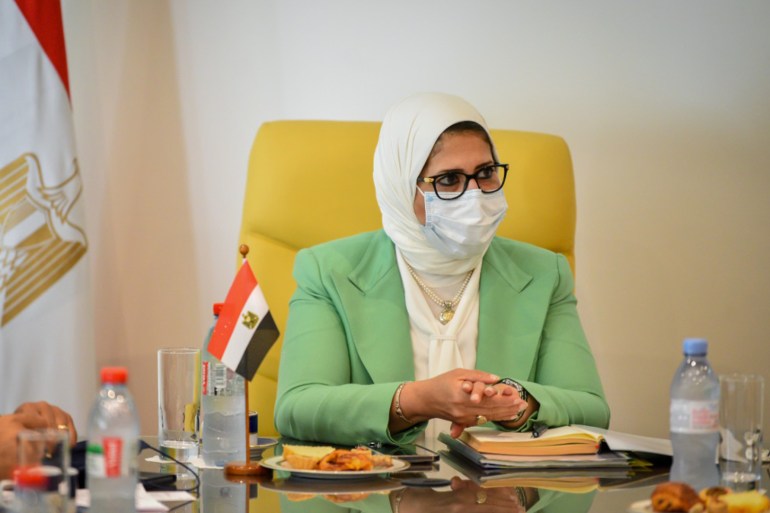 وزيرة الصحة المصرية هالة زايد - المصدر : مواقع التواصل الاجتماعي