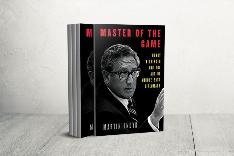 غلاف كتاب بعنوان Master of the Game: Henry Kissinger and the Art of Middle East Diplomacy