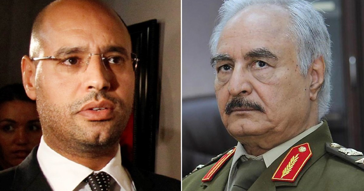 الادعاء العسكري الليبي يطلب إيقاف إجراءات ترشح سيف الإسلام القذافي وحفتر