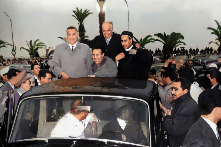 إستقبال المناضل أحمد بن بلة في تونس بمشاركة لحبيب بورقيبة و جمال عبد الناصر والملك السنوسي (أرشيف خاص)