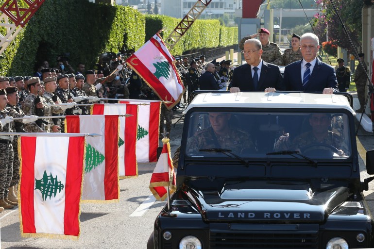 عرض عسكري رمزي بمناسبة عيد الاستقلال ال78 في لبنان