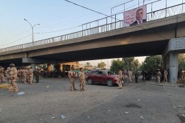 Protest in Baghdad against election results