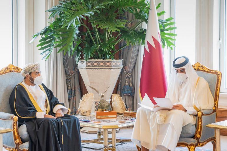 سلطان عُمان يبعث برسالة خطية لأمير دولة قطر