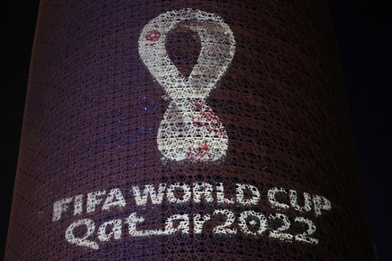The tournament's official logo for the 2022 Qatar World Cup is seen on the Doha Tower, in Doha The tournament's official logo for the 2022 Qatar World Cup is seen on the Doha Tower, in Doha, Qatar, September 3, 2019. REUTERS/Naseem Zeitoun