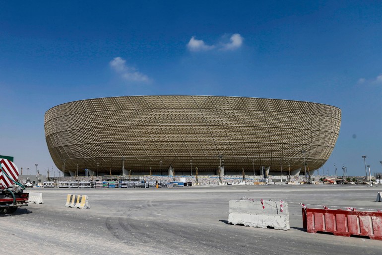 Soccer Football - General view of the Lusail Stadium, the venue for the 2022 Qatar World Cup final, Lusail, Qatar, November 18, 2021. REUTERS/Hamad I Mohammed