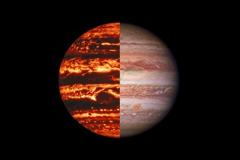 مسبار جونو يكشف تفاصيل المناخ العاصف لكوكب المشتري بصور ثلاثية الأبعاد