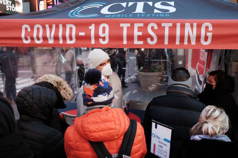 As Covid Cases Rise, Americans Rush To Get Tested Ahead Of Holidays