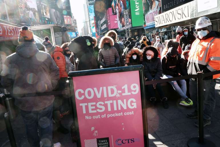As Covid Cases Rise, Americans Rush To Get Tested Ahead Of Holidays