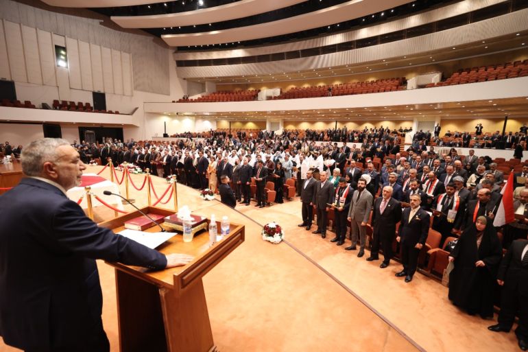 Plenary session of Iraq’s new parliament