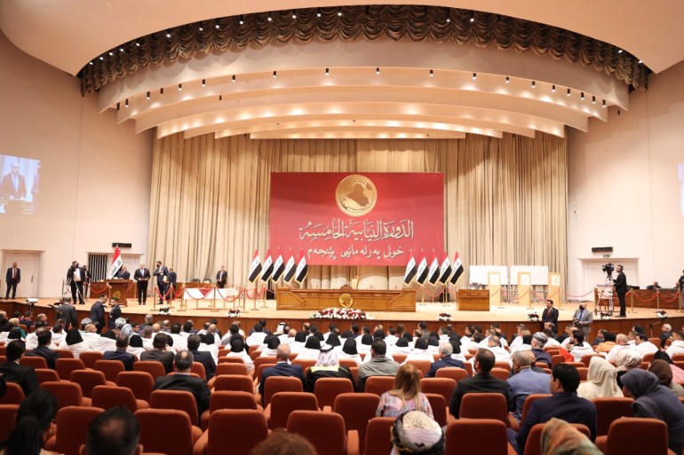 Plenary session of Iraq’s new parliament
