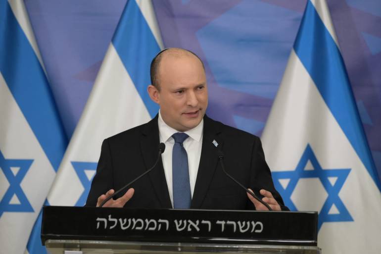 Israeli Prime Minister Naftali Bennett