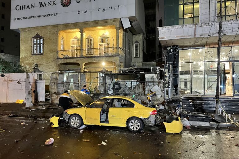 Explosions target banks in Baghdad, injure 2