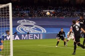 ميليتاو سجل هدف التعادل لريال مدريد في الوقت القاتل (رويترز)