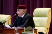 رئيس البرلمان الليبي عقيلة صالح طالب النائب العام بالتحقيق في مصروفات الحكومة منذ تاريخ عملها (رويترز)