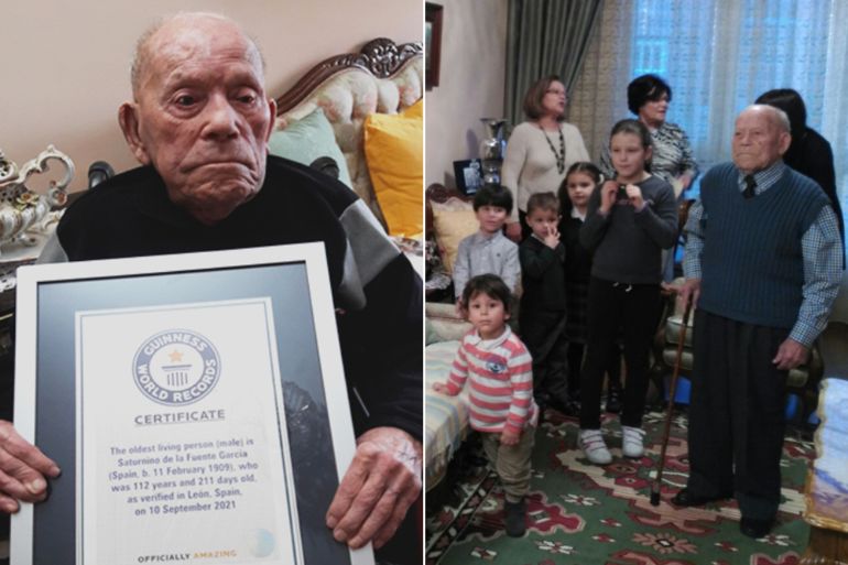 Guinness World Records are saddened to hear that Saturnino de la Fuente García (Spain) has passed away at his house at the age of 112 years and 341 days. - source: Guinness World Records