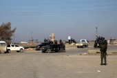 أفراد من قوات سوريا الديمقراطية بمدينة الحسكة عقب إحباط هجوم لتنظيم الدولة على سجن غويران (الأوروبية)