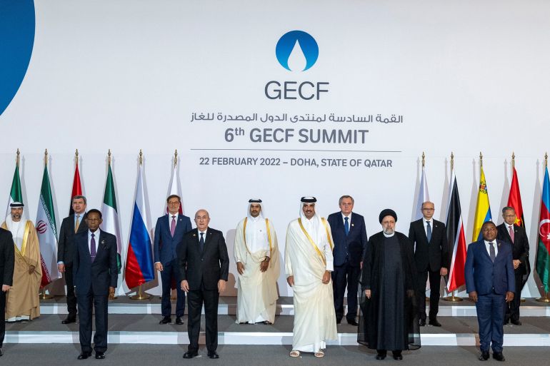 افتتاح القمة السادسة لمنتدى الدول المصدرة للغاز بالدوحة (وكالة الأنباء القطرية)