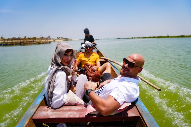 تزاحم السائحين الأجانب إلى العراق المصدر: الجزيرة نت