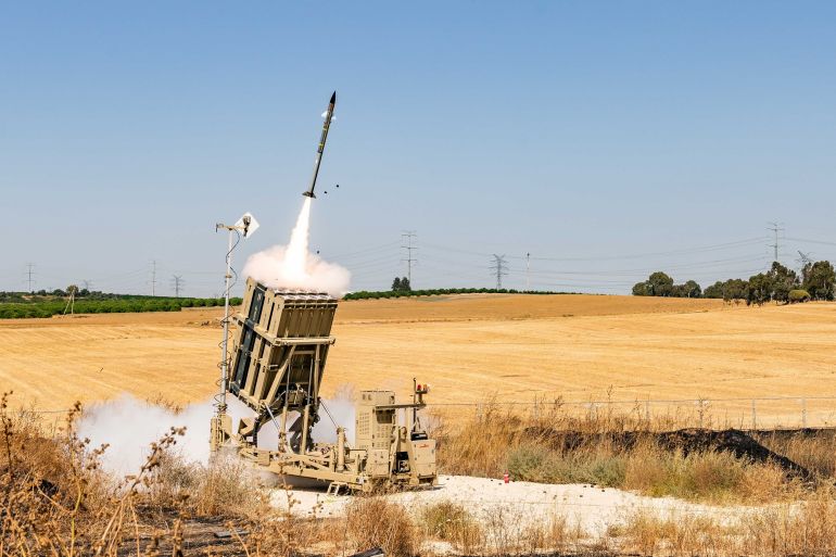 التعامل مع الصواريخ بعيدة المدى التي قد تستهدف الجبة الداخلية...(تصوير سلاح الجو الإسرائيلي التي عممها على وسائل الإعلام للاستعمال الحر