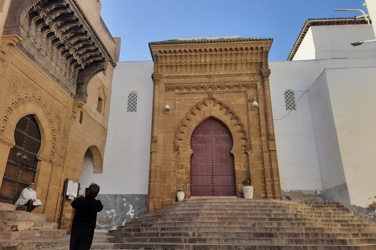 سناء القويطي/ سلا/ المسجد الأعظم في سلا بني في القرن 11وبجواره المدرسة المرينية التي بنيت في القرن 14