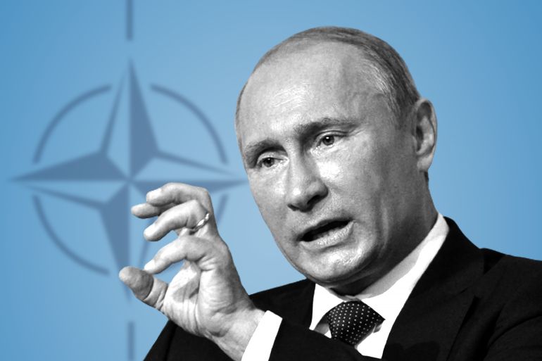 الرئيس الروسي بوتين والناتو