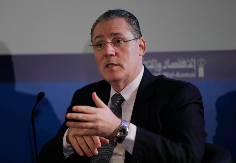 Al-Dardari, Syria's former Deputy Prime Minister and Chief Economist and Director of the Economic Development and Globalization Division of ESCWA, speaks during third Lebanon Economic Forum in Beirut