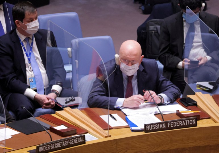 U.N. Security Council meets for discussions on Ukraine situation, in New York