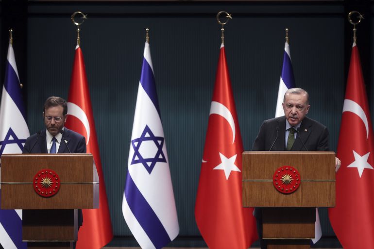 Recep Tayyip Erdogan - Isaac Herzog meeting in Ankara