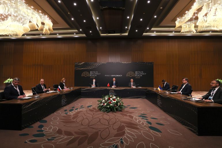 Russia-Turkiye-Ukraine tripartite Foreign Ministers meeting in Antalya