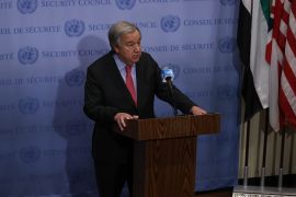 Secretary-General of the UN Antonio Guterres speaks on Ukraine