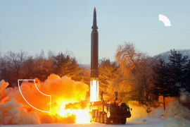 A view of what state news agency KCNA reports is the test firing of a hypersonic missile at an undisclosed location in North Korea, January 5, 2022, in this photo released January 6, 2022 by North Korea's Korean Central News Agency (KCNA). KCNA via REUTERS ATTENTION EDITORS - THIS IMAGE WAS PROVIDED BY A THIRD PARTY. REUTERS IS UNABLE TO INDEPENDENTLY VERIFY THIS IMAGE. NO THIRD PARTY SALES. SOUTH KOREA OUT. NO COMMERCIAL OR EDITORIAL SALES IN SOUTH KOREA. TPX IMAGES OF THE DAY