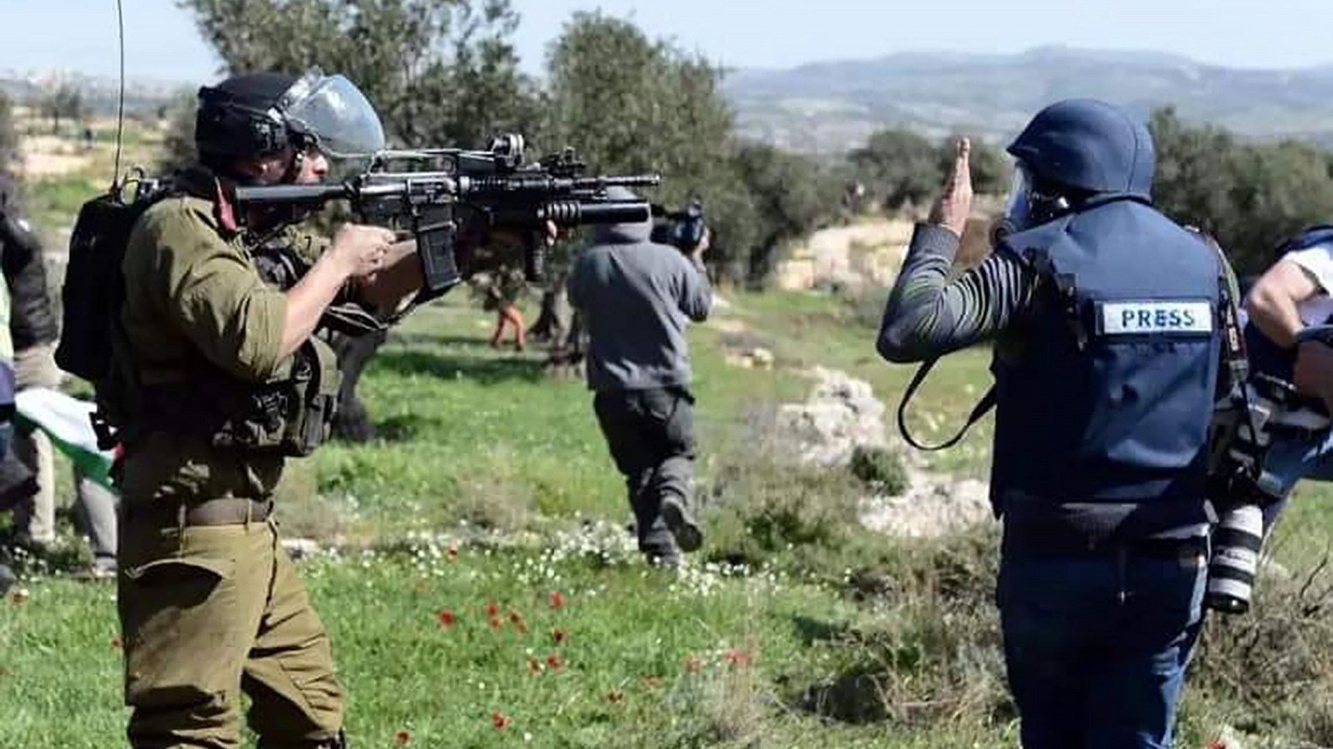 استهداف الصحفيين الفلسطينيين