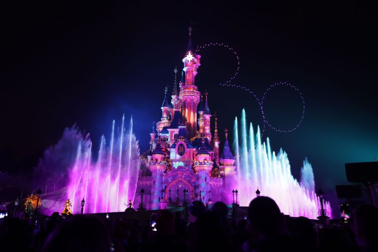 Disneyland Paris Celebrates Its 30th Anniversary PARIS, FRANCE - MARCH 05: General view of Disneyland Paris 30th Anniversary celebrations at Disneyland Paris on March 05, 2022 in Paris, France. (Photo by Handout/Getty Images)