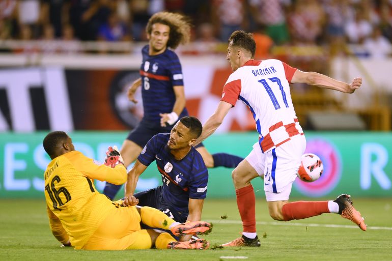Croatia v France: UEFA Nations League - League Path Group 1