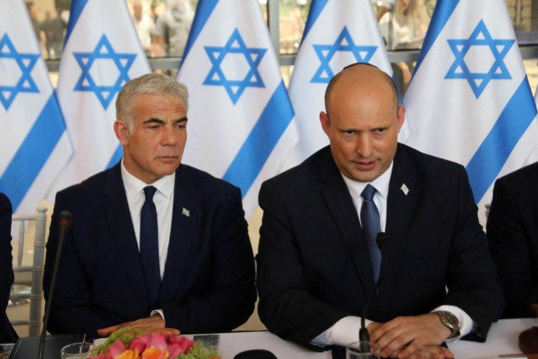 Israeli Prime Minister Bennett attends weekly cabinet meeting in Jerusalem