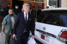 U.N. Special Envoy for Yemen Hans Grundberg arrives in Sanaa