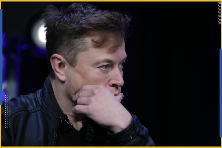 Elon Musk attends SATELLITE 2020 conference- - WASHINGTON DC, USA - MARCH 9: Elon Musk, Founder and Chief Engineer of SpaceX, speaks during the Satellite 2020 Conference in Washington, DC, United States on March 9, 2020.