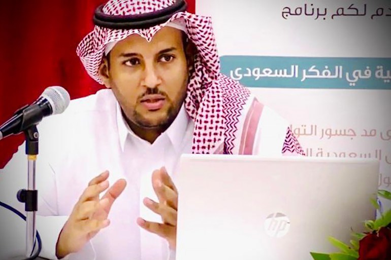 السليطي يقول إن الأهتمام بالفلسفة يدل على تطور الحياة الثقافية في السعودية (الجزيرة)