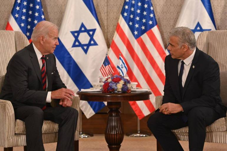 US President Joe Biden in Israel - SOURCE Anadolu/Israeli Government Press Office